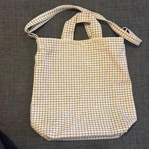 Baggu Duck Bag Natural Grid